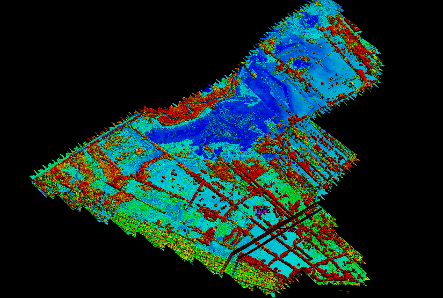 Modelo digital de superficie LiDAR en Tabasco